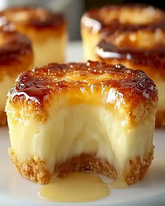 Mini Crème Brûlée Käsekuchen – Einfach & Lecker 3 Mini Crème Brûlée Käsekuchen – Einfach & Lecker