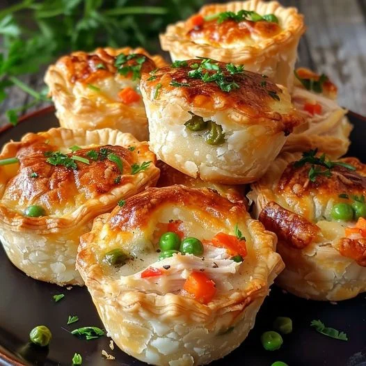 Mini Hähnchen-Pastetchen Muffins – Herzhaft & Lecker
