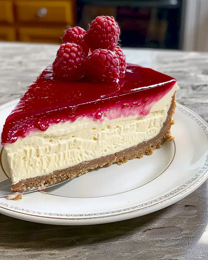 New York Käsekuchen mit Himbeersoße: Ein Traum 3 New York Käsekuchen mit Himbeersoße: Ein Traum
