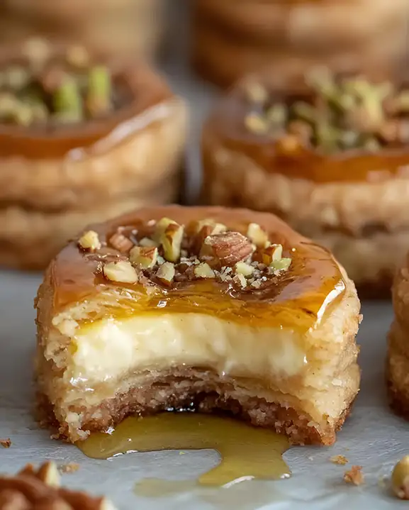 Nussige Baklava Sandwich Kekse 3 Nussige Baklava Sandwich Kekse