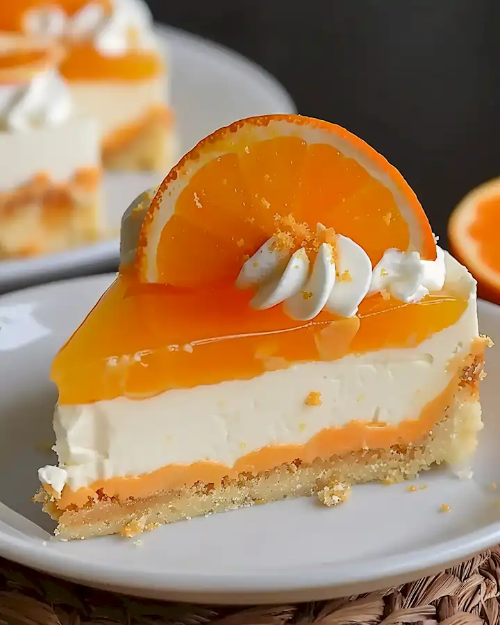 Orangen-Cremeeis Käsekuchen: Ein Traum ohne Backen 3 Orangen-Cremeeis Käsekuchen: Ein Traum ohne Backen