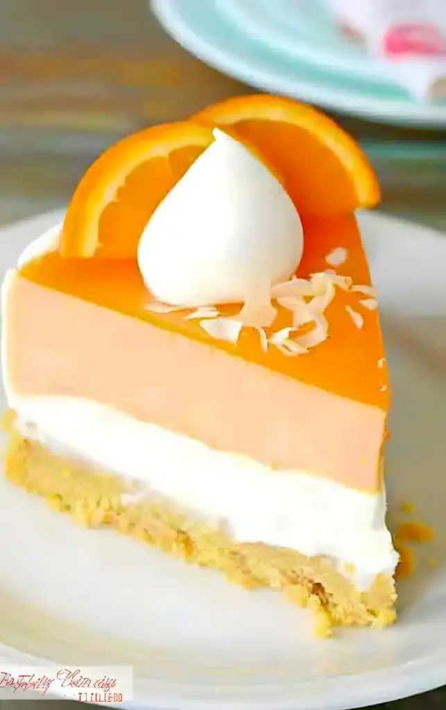 Orangencreme Käsekuchen ohne Backen