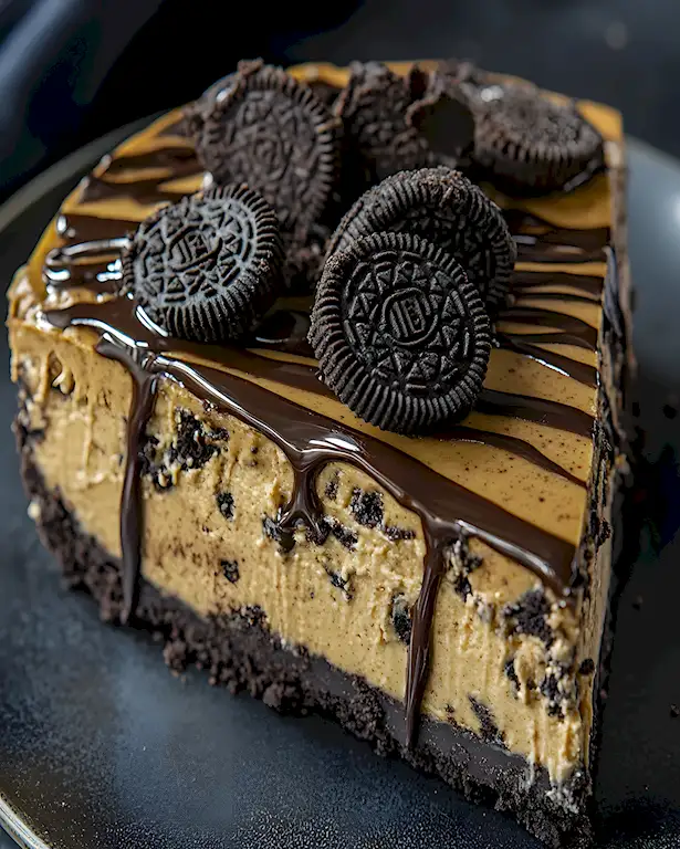 Oreo Erdnussbutter Käsekuchen ohne Backen 3 Oreo Erdnussbutter Käsekuchen ohne Backen