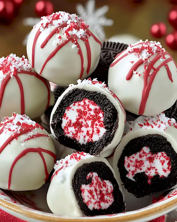 Oreo Pfefferminz Trüffel ohne Backen 3 Oreo Pfefferminz Trüffel ohne Backen