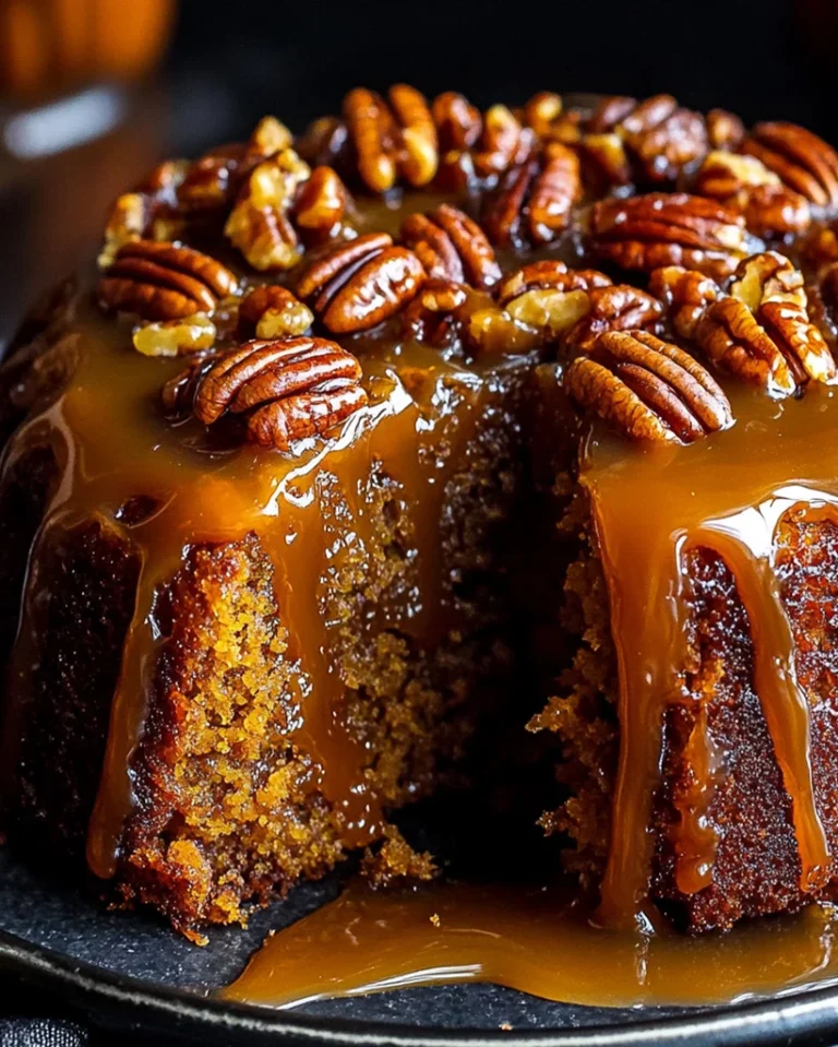 Pralinen-Kürbis-Kuchen Umgedreht Einfaches Herbstdessert Rezept 3 Pralinen-Kürbis-Kuchen Umgedreht Einfaches Herbstdessert Rezept