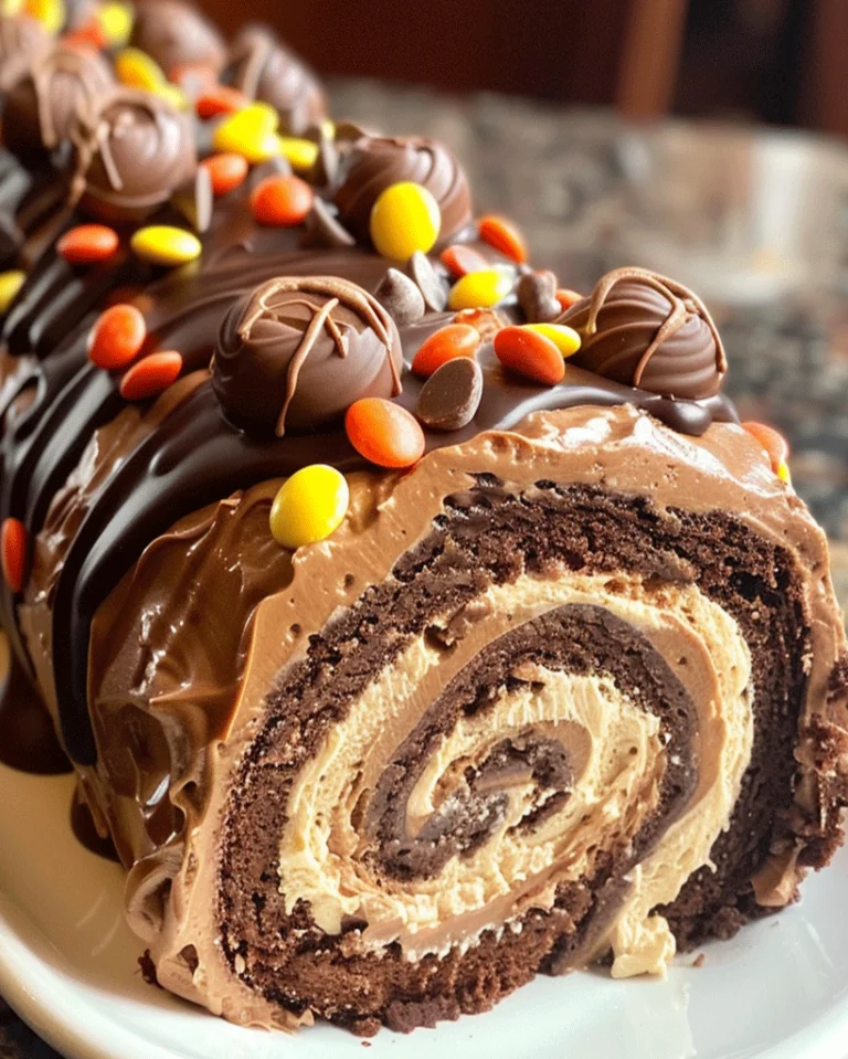 Reese's Rollkuchen Traumhaftes Dessert mit Erdnussbutter 3 Reese's Rollkuchen Traumhaftes Dessert mit Erdnussbutter