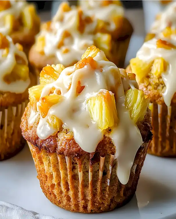 Saftige Ananas-Karotten Muffins mit Frischkäse-Frosting 3 Saftige Ananas-Karotten Muffins mit Frischkäse-Frosting
