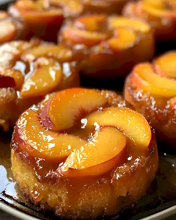 Saftige Pfirsich-Küchlein aus der Muffinform 3 Saftige Pfirsich-Küchlein aus der Muffinform