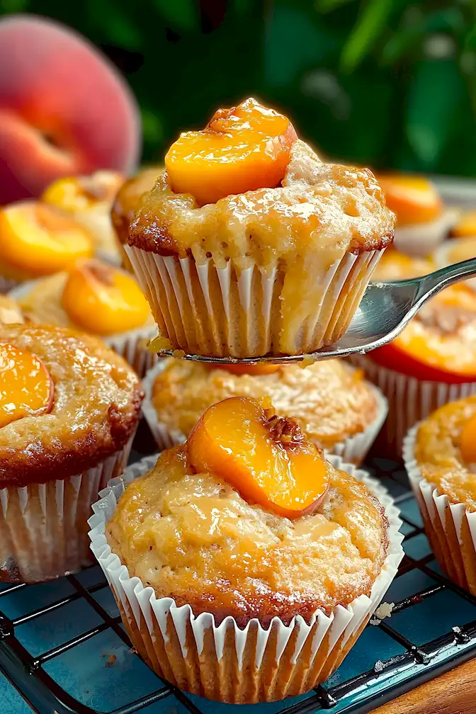 Saftige Pfirsich Muffins Rezept 3 Saftige Pfirsich Muffins Rezept