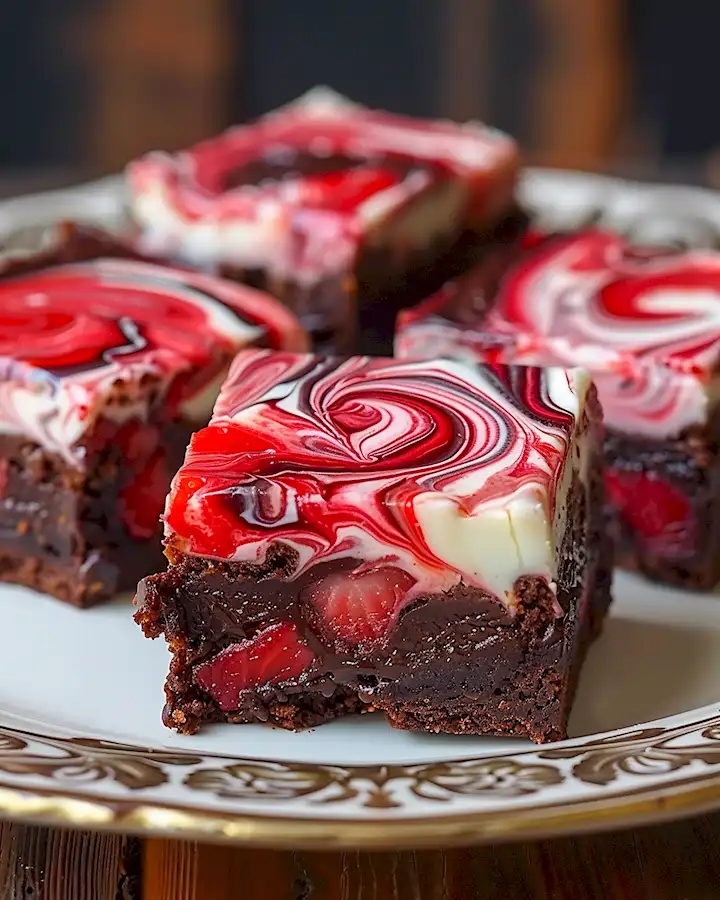 Saftige Schoko-Brownies mit Erdbeer-Frischkäse-Swirl 3 Saftige Schoko-Brownies mit Erdbeer-Frischkäse-Swirl