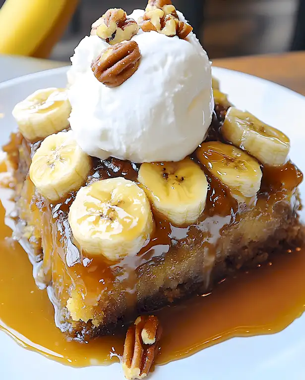 Saftiger Bananen-Karamell-Sturzkuchen ganz einfach backen 3 Saftiger Bananen-Karamell-Sturzkuchen ganz einfach backen