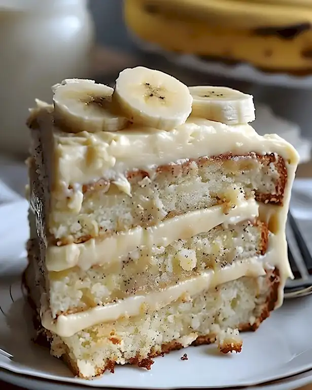 Saftiger Bananenkuchen Frischkäse-Frosting 3 Saftiger Bananenkuchen Frischkäse-Frosting
