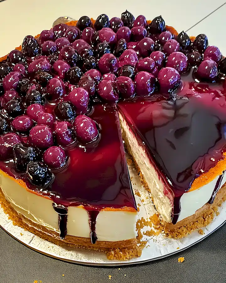 Saftiger Blaubeer-Käsekuchen ganz einfach gemacht 3 Saftiger Blaubeer-Käsekuchen ganz einfach gemacht