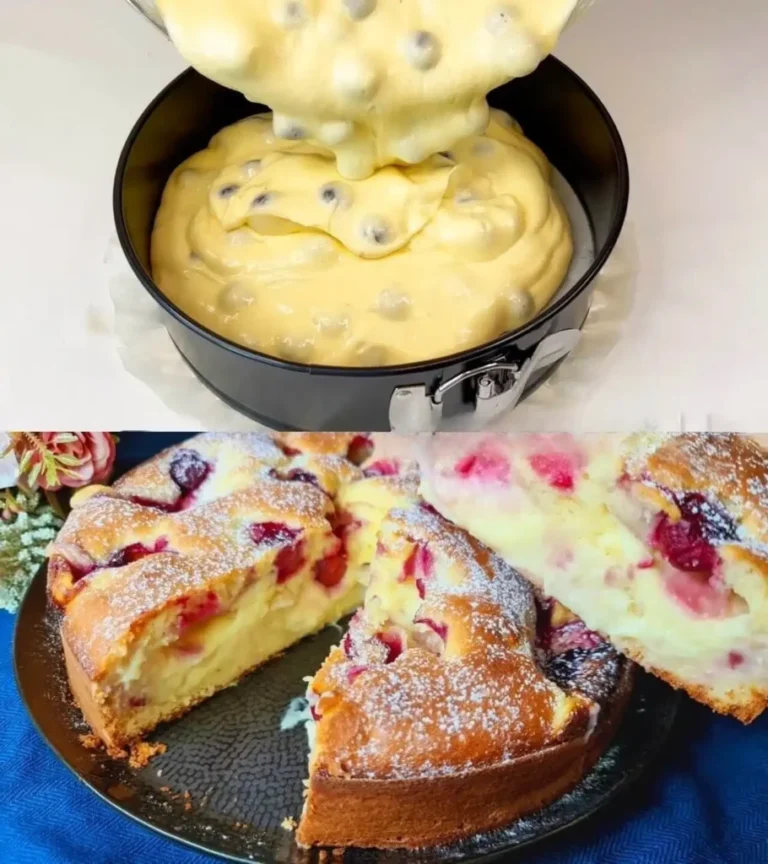 Saftiger Kirschkuchen mit Vanillepudding Einfach Backen 3 Saftiger Kirschkuchen mit Vanillepudding Einfach Backen