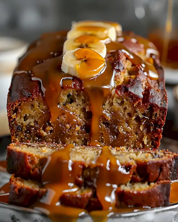 Saftiges Bananenbrot mit Salzkaramell 3 Saftiges Bananenbrot mit Salzkaramell