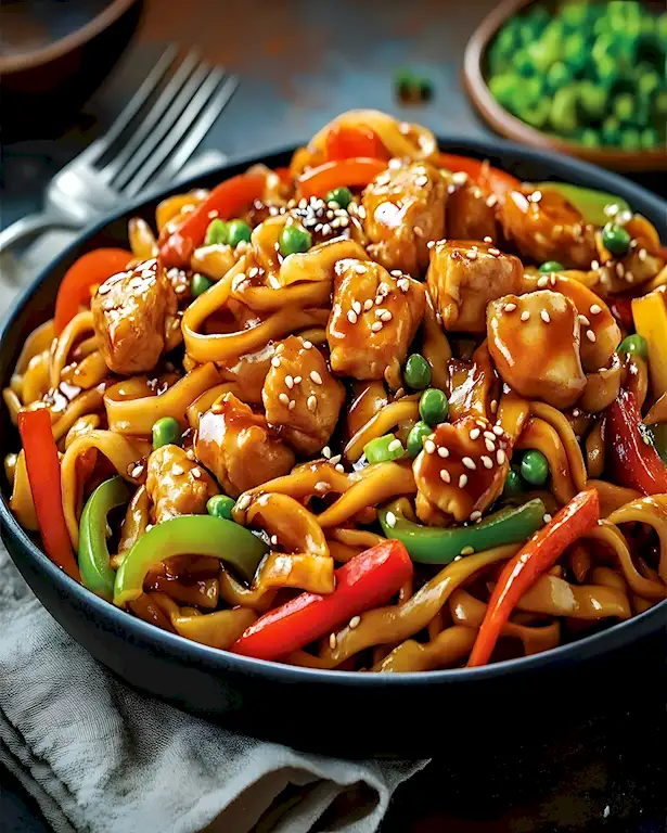 Schnelle & Leckere Hähnchen Teriyaki Nudeln 3 Schnelle & Leckere Hähnchen Teriyaki Nudeln