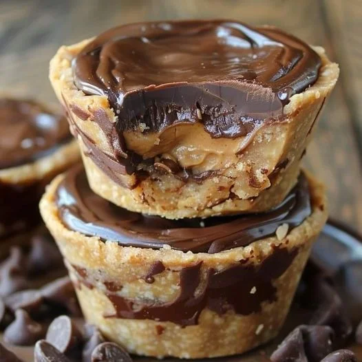 Schoko-Erdnussbutter Törtchen Einfaches Rezept zum Genießen 3 Schoko-Erdnussbutter Törtchen Einfaches Rezept zum Genießen