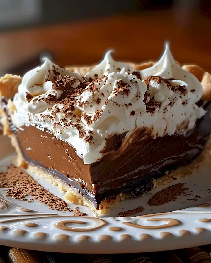 Schokoladiger Mississippi Mud Pie: Ein Traum in Schichten