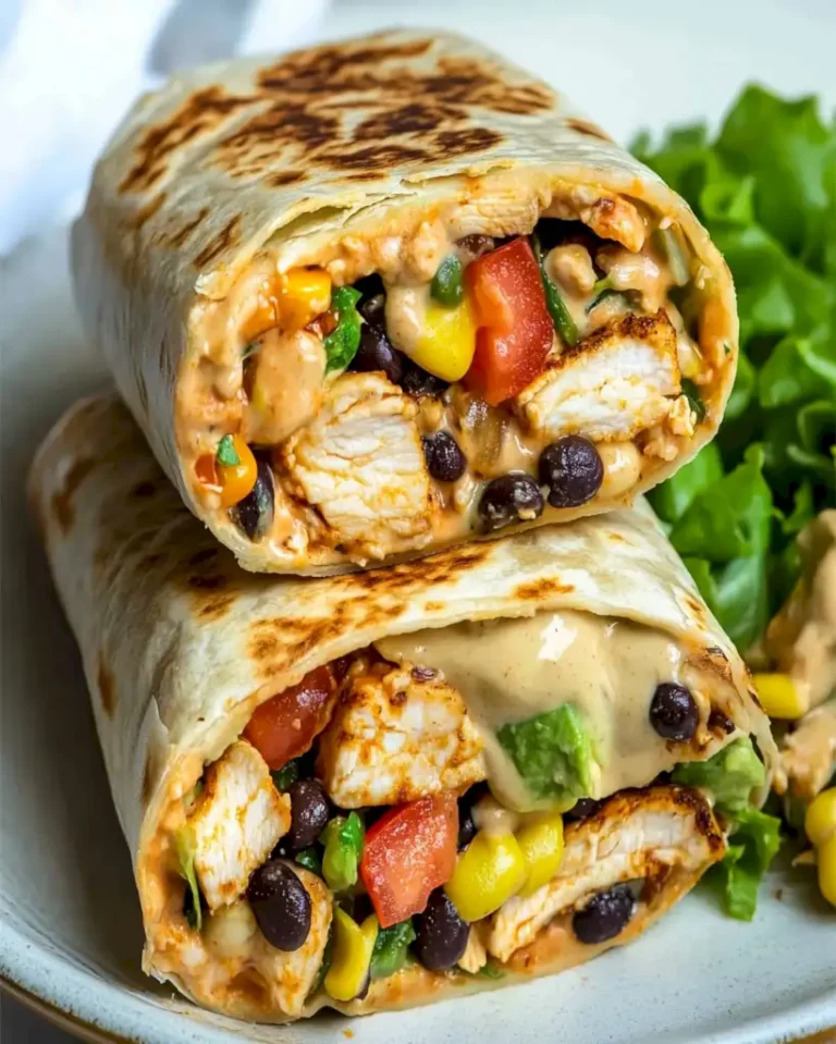 Würziger Hähnchen-Wrap – Einfach, Lecker, Proteinreich 3 Würziger Hähnchen-Wrap – Einfach, Lecker, Proteinreich