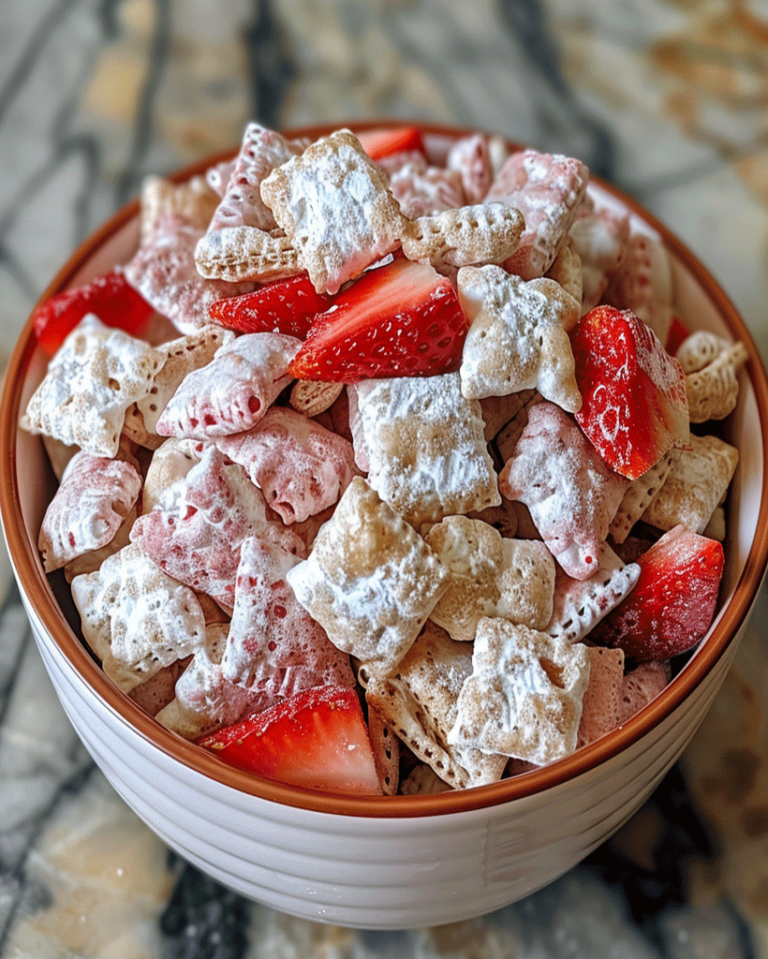Süßer Erdbeer Chex Mix – Einfacher Genuss