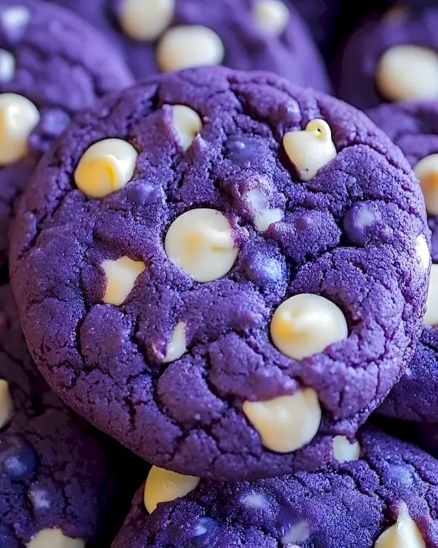 Weiche Blaubeer Kekse mit weißer Schokolade 3 Weiche Blaubeer Kekse mit weißer Schokolade