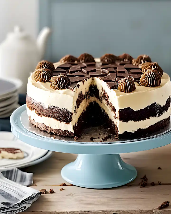 Weiße Schokotorte mit Eierlikör in 60 Minuten 3 Weiße Schokotorte mit Eierlikör in 60 Minuten