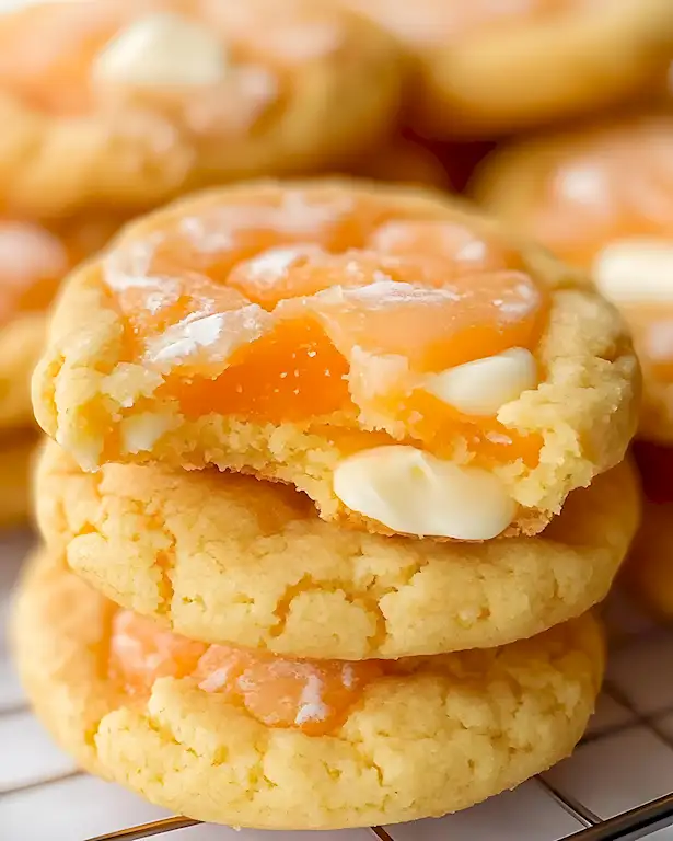 Himmlische Orangen-Kekse mit weißer Schokolade