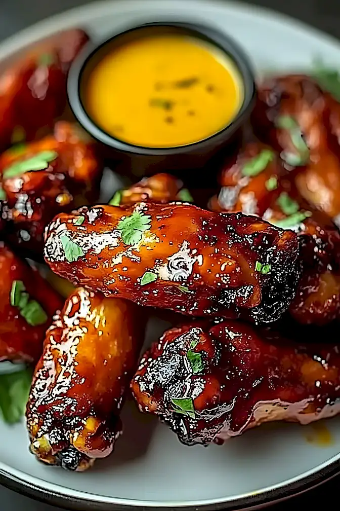Würzig-scharfe Hähnchenflügel mit rauchiger Chipotle-Sauce 3 Würzig-scharfe Hähnchenflügel mit rauchiger Chipotle-Sauce