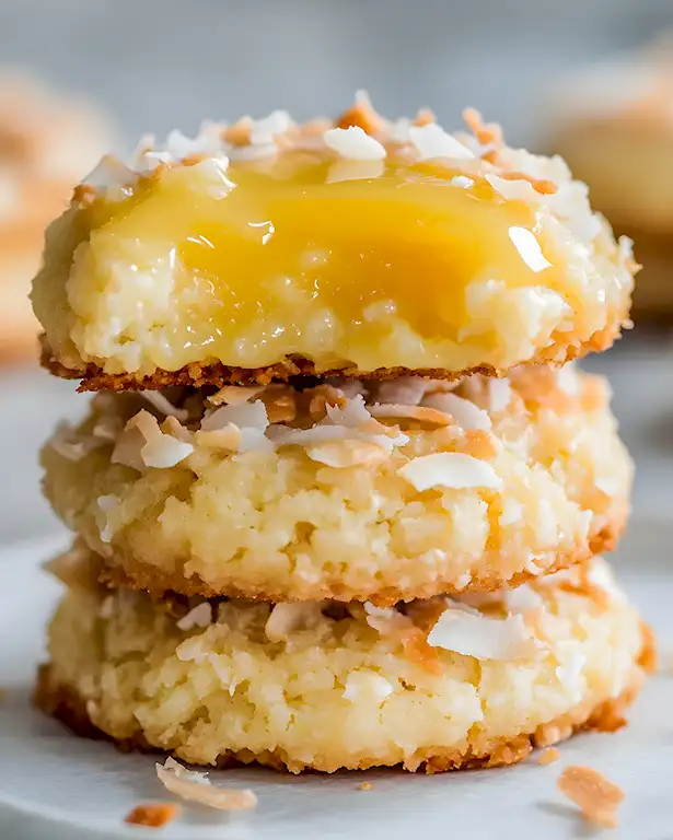 Zitronen-Curd-Kokos-Kekse Einfach und Lecker Backen 3 Zitronen-Curd-Kokos-Kekse Einfach und Lecker Backen