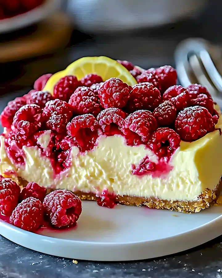 Zitronen-Himbeer-Cheesecake: Cremig-fruchtig für den Sommer 3 Zitronen-Himbeer-Cheesecake: Cremig-fruchtig für den Sommer