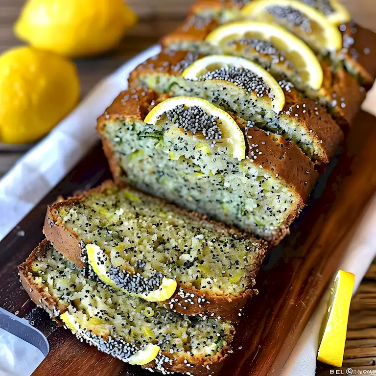 Zitronen-Mohn Zucchini Brot Rezept 3 Zitronen-Mohn Zucchini Brot Rezept