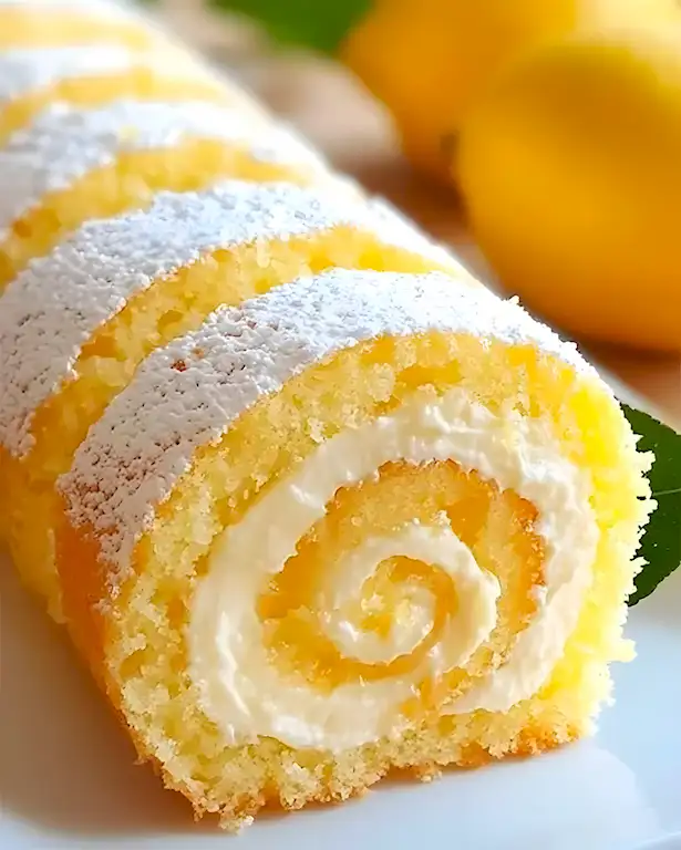 Zitronencreme Rolle Einfach Backen 3 Zitronencreme Rolle Einfach Backen