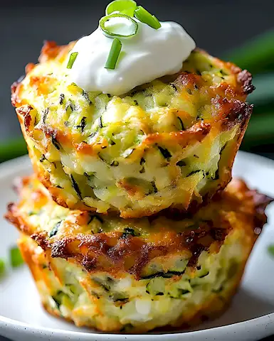 Zucchini Kartoffel Muffins mit Parmesan 3 Zucchini Kartoffel Muffins mit Parmesan