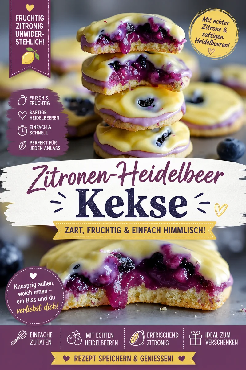 Blaubeer Zitronen Kekse: Ein süßer Genuss voller Frische Blaubeer Zitronen Kekse: Ein süßer Genuss voller Frische - Entdecke das perfekte Rezept für saftige Blaubeer Zitronen Kekse! Diese leckeren Kekse vereinen die Süße von reifen Blaubeeren mit frischem Zitronenaroma. Sie sind einfach zuzubereiten und ideal für jede Gelegenheit. Lass dir diesen süßen Genuss nicht entgehen – backe sie noch heute! #Kekse #Blaubeeren #Zitronen