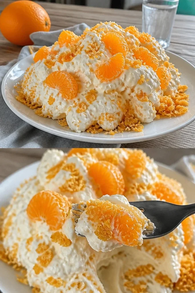 Creme Orange Salat Rezept mit Vanille