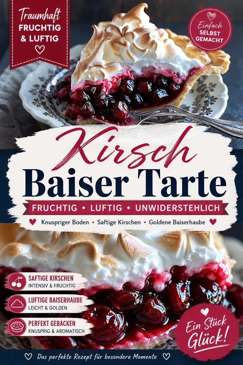 Fruchtige Cranberry Tarte mit Baiserhaube: Einfach spektakulär! - Entdecke dieses Rezept für eine fruchtige Cranberry Tarte mit Baiserhaube, die sowohl lecker als auch optisch beeindruckend ist. Perfekt für besondere Anlässe oder als Dessert für die ganze Familie. Lass dich von den saftig-säuerlichen Preiselbeeren und dem luftigen Baiser überzeugen. Probiere es aus und beeindrucke deine Gäste! Teile dein Ergebnis in den Kommentaren! #CranberryTarte #DessertRezept #Backen