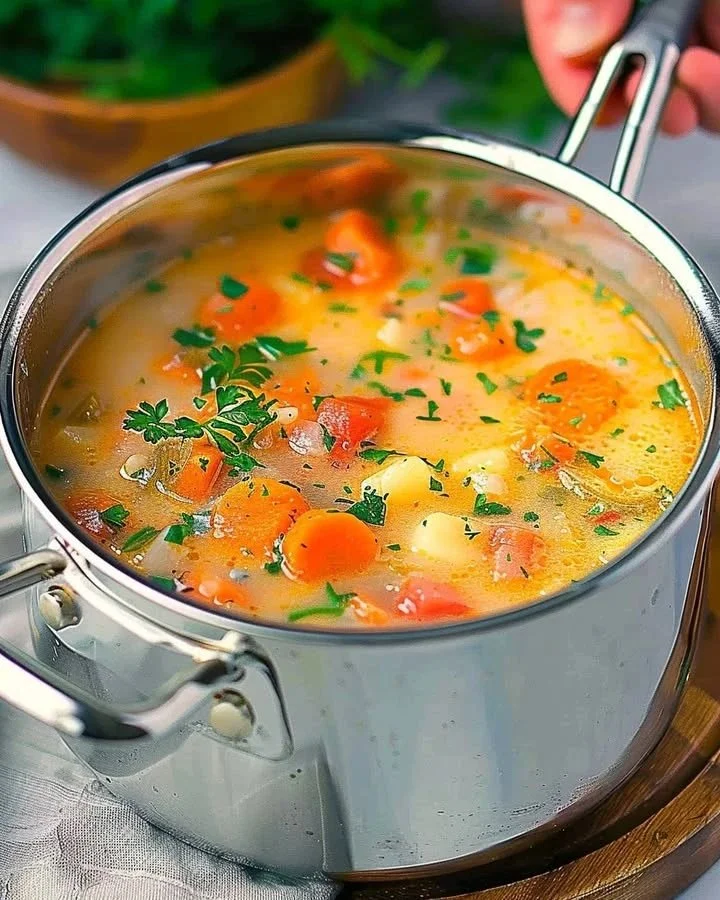 Gesunde Gemüsesuppe mit frischem Gemüse 3 Gesunde Gemüsesuppe mit frischem Gemüse