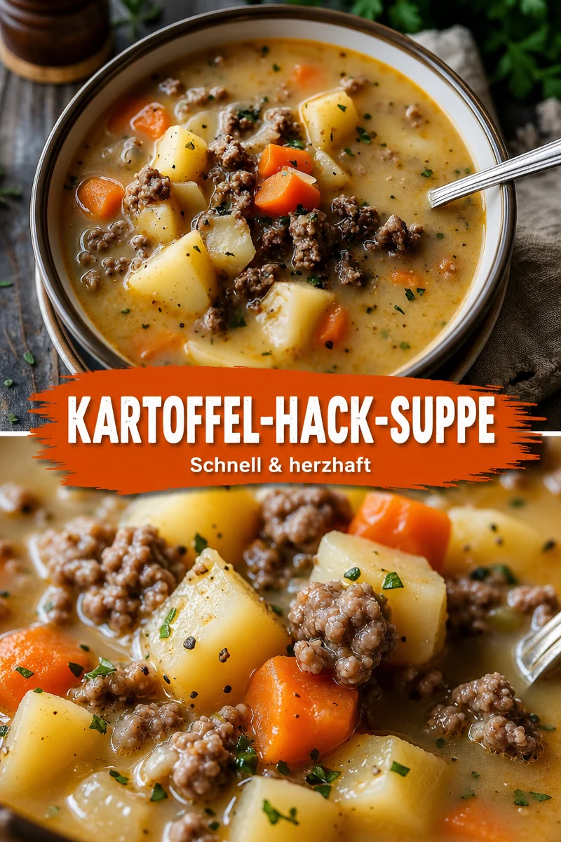 Hamburger Suppe: Deftiger Eintopf für kalte Tage Hamburger Suppe: Deftiger Eintopf für kalte Tage - Entdecke das Rezept für eine klassische Hamburger Suppe, perfekt für ungemütliche Tage. Mit herzhaftem Hackfleisch, frischem Gemüse und einer würzigen Brühe ist dieser Eintopf genau das, was du brauchst, um dich zu sättigen und zu wärmen. Probiere dieses einfache Rezept aus und bring Gemütlichkeit in deine Küche! Klicke jetzt für das vollständige Rezept! #HamburgerSuppe #Eintopf #Rezept