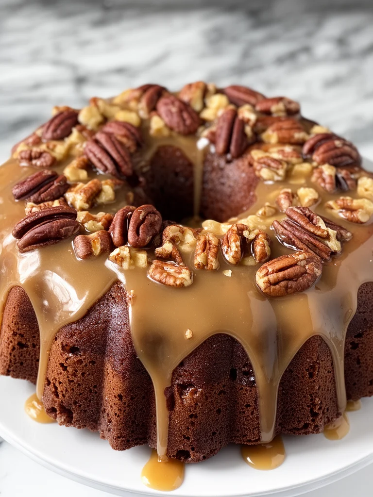 Karamellisierte Pekannuss Kuchen 3 Karamellisierte Pekannuss Kuchen