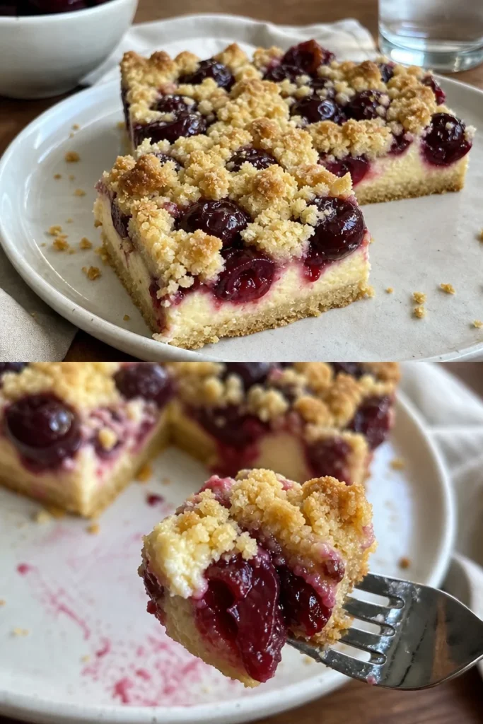 Käsekuchen mit Kirschen Rezept 3 Käsekuchen mit Kirschen Rezept