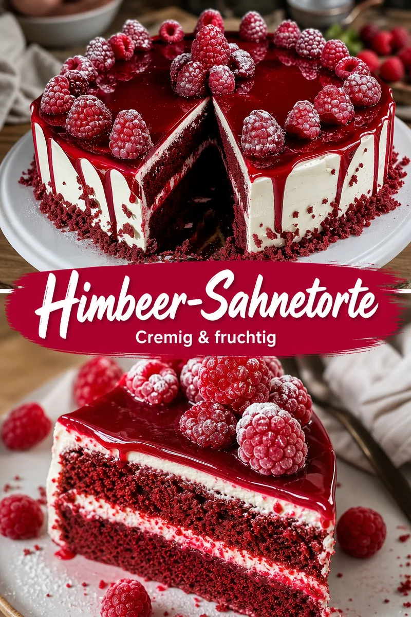 Leckerer Himbeer-Käsekuchen auf rotem Samtboden – ein Blickfang für deine Gäste! - Dieser Himbeer-Käsekuchen mit seinem strahlend roten Samtboden ist der perfekte Hingucker für jede Feier. Lerne, wie du dieses köstliche Dessert zubereitest, das nicht nur gut aussieht, sondern auch fantastisch schmeckt. Lass dich von den fruchtigen Aromen verführen und beeindrucke deine Gäste! Probiere es gleich aus! #HimbeerKäsekuchen #Backen #Desserts