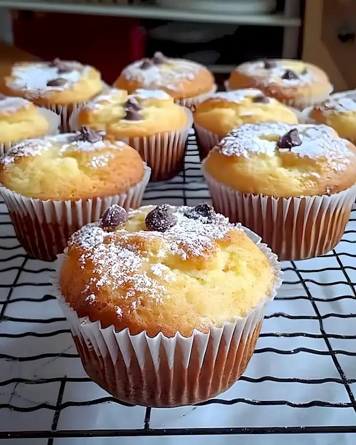 Muffins mit Lemon-Curd-Füllung 3 Muffins mit Lemon-Curd-Füllung