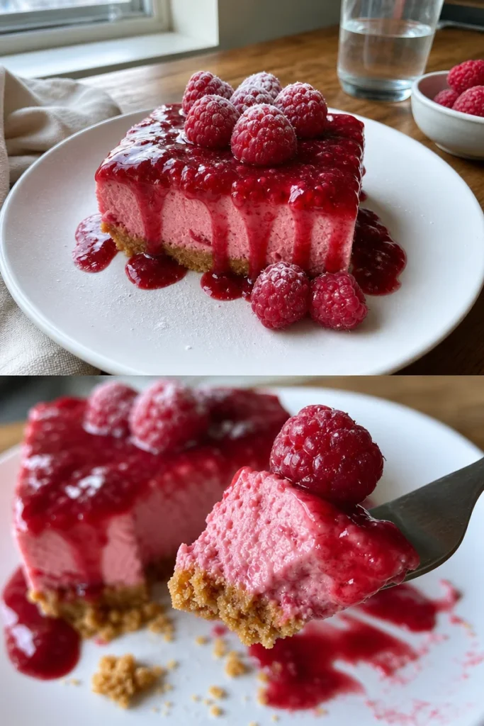 Pink Velvet Raspberry Cheesecake 3 Pink Velvet Raspberry Cheesecake