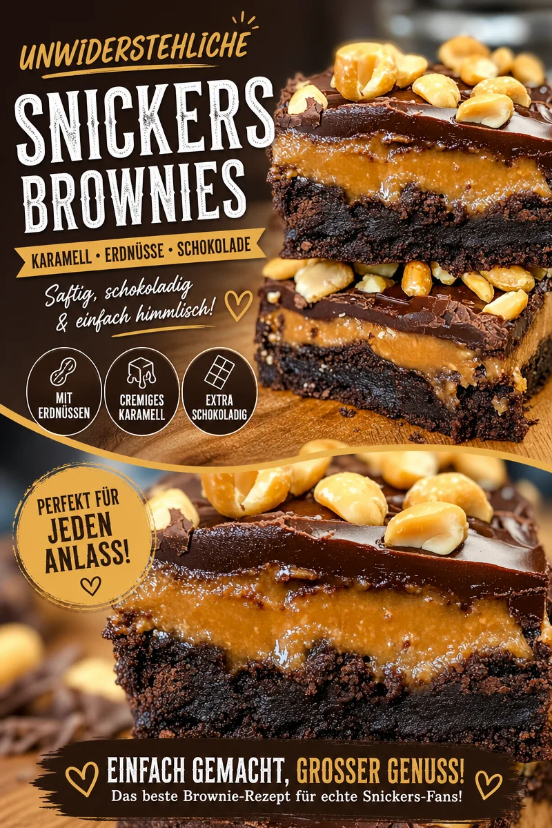 Schokoladige Erdnuss-Karamell-Brownie-Riegel für süße Versuchungen Schokoladige Erdnuss-Karamell-Brownie-Riegel für süße Versuchungen - Entdecken Sie das perfekte Rezept für unwiderstehliche schokoladige Erdnuss-Karamell-Brownie-Riegel! Saftiger Schokoladenbrownie trifft auf cremige Karamellsauce und knusprige Erdnüsse – ein Genuss, der alle Schokoladenliebhaber begeistert. Bereiten Sie diesen köstlichen Snack für Ihre nächste Feier oder als süßen Snack für zwischendurch zu! Jetzt ausprobieren! #Brownies #Schokoladenliebe #Backen